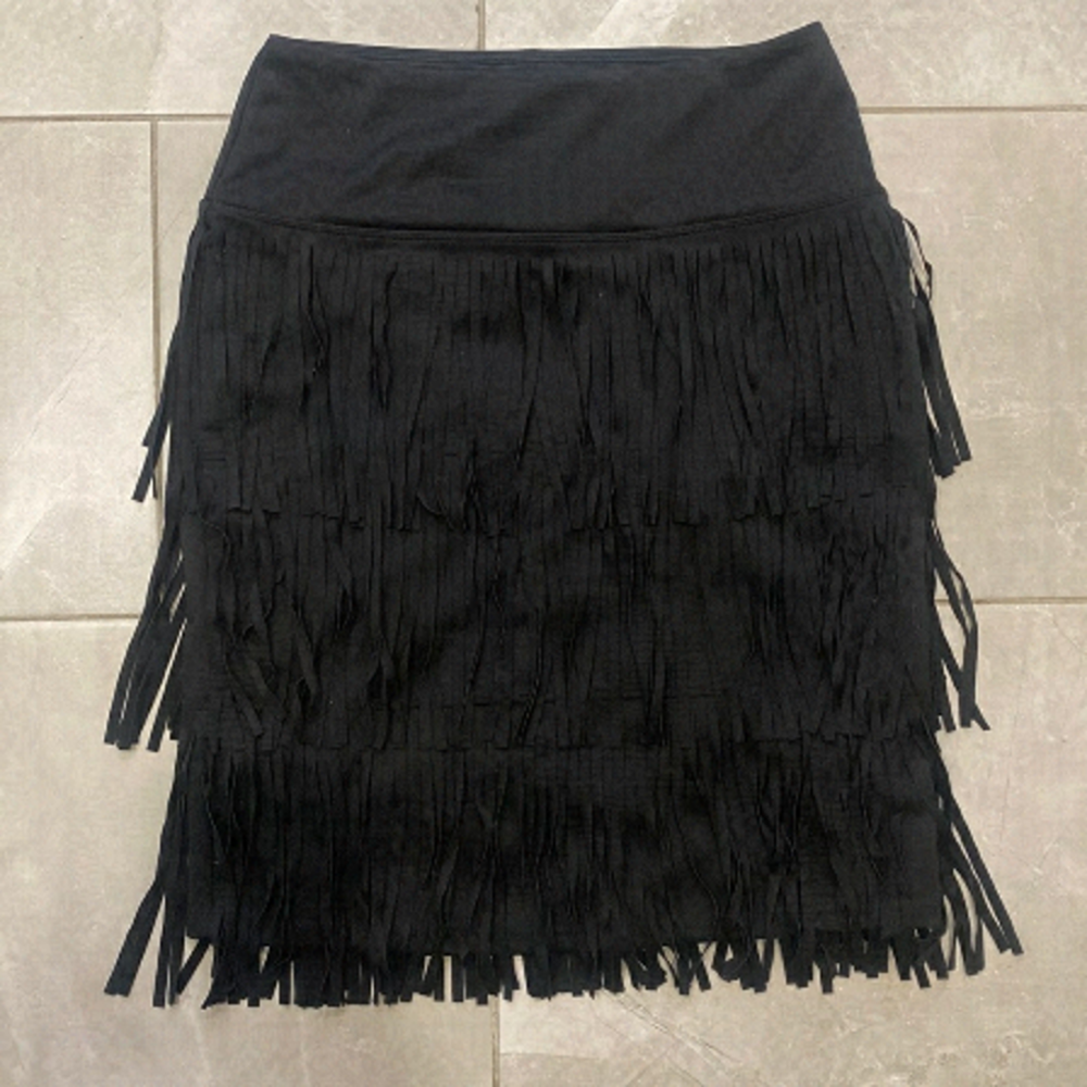 Three Tier Fringe Skirt